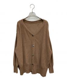 FRAMeWORK（フレームワーク）の古着「カノコ2WAY Back開きカーディガン3」｜ベージュ