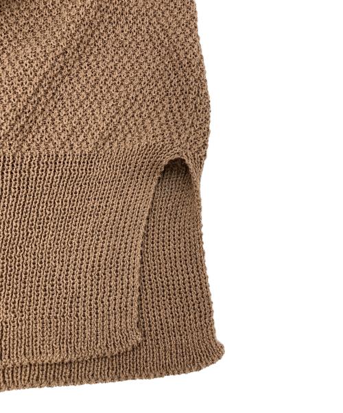 FRAMeWORK（フレームワーク）FRAMeWORK (フレームワーク) カノコ2WAY Back開きカーディガン3 ベージュ サイズ:FREEの古着・服飾アイテム