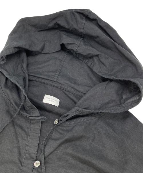 URBAN RESEARCH DOORS（アーバンリサーチドアーズ）URBAN RESEARCH DOORS (アーバンリサーチドアーズ) コットンラミーパーカーナチュラル ブラック サイズ:Mの古着・服飾アイテム