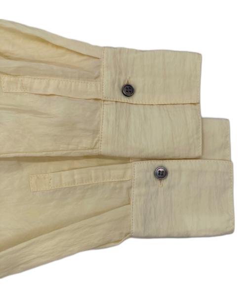 BEARDSLEY（ビアズリー）BEARDSLEY (ビアズリー) バンドカラーシャツ イエロー サイズ:Fの古着・服飾アイテム