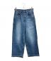 TOGA TOO（トーガ・トゥ）の古着「WIDE DENIM PANTS」｜インディゴ