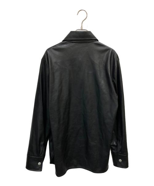 Sefr（セファ）Sefr (セファ) フェイクレザージャケット ブラック サイズ:Sの古着・服飾アイテム