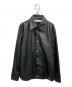 Sefr（セファ）の古着「フェイクレザージャケット」｜ブラック