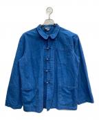 USEDユーズド）の古着「フレンチチャイナシャツ」｜インディゴ