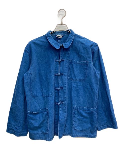 USED（ユーズド）USED (ユーズド) フレンチチャイナシャツ インディゴ サイズ:52の古着・服飾アイテム