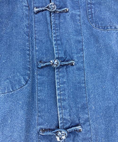USED（ユーズド）USED (ユーズド) フレンチチャイナシャツ インディゴ サイズ:52の古着・服飾アイテム