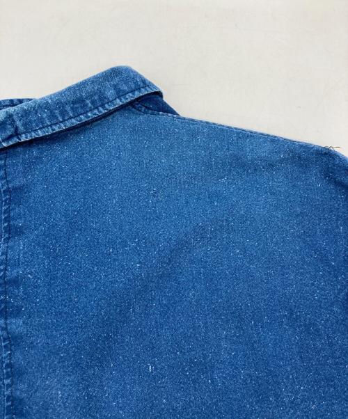 USED（ユーズド）USED (ユーズド) フレンチチャイナシャツ インディゴ サイズ:52の古着・服飾アイテム