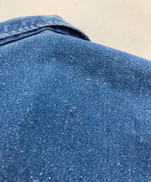 USED（ユーズド）USED (ユーズド) フレンチチャイナシャツ インディゴ サイズ:52の古着・服飾アイテム
