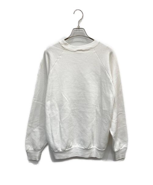 FRUIT OF THE LOOM（フルーツオブザルーム）FRUIT OF THE LOOM (フルーツオブザルーム) プリントラグランスウェット ホワイト サイズ:表記なしの古着・服飾アイテム