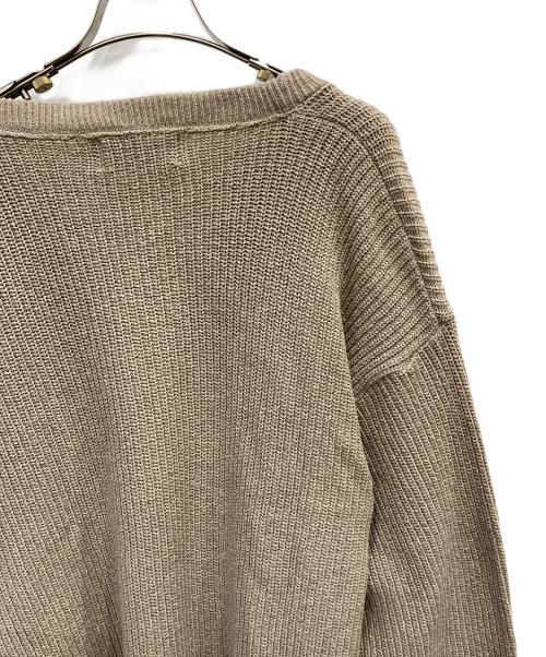 Binghamton Knitting（ビンガムトンニッティングカンパニー）Binghamton Knitting (ビンガムトンニッティングカンパニー) コットンニット ベージュ サイズ:XLの古着・服飾アイテム