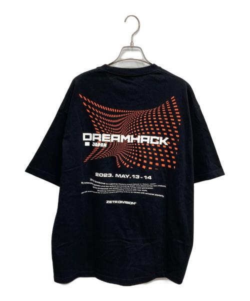 ZETA DIVISION（ゼータ ディヴィジョン）ZETA DIVISION (ゼータ ディヴィジョン) プリントTシャツ ブラック サイズ:Lの古着・服飾アイテム