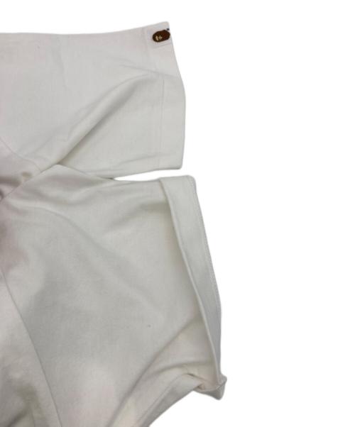 A BATHING APE（アベイシングエイプ）A BATHING APE (ア ベイシング エイプ) 30周年記念ロゴプリントTシャツ ホワイト×グリーン サイズ:Sの古着・服飾アイテム