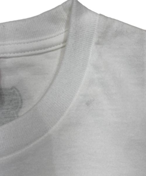 A BATHING APE（ア ベイシング エイプ）A BATHING APE (ア ベイシング エイプ) 30周年記念ロゴプリントTシャツ ホワイト×グリーン サイズ:Sの古着・服飾アイテム