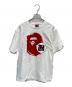 A BATHING APE（ア ベイシング エイプ）の古着「30周年記念ロゴプリントTシャツ」｜ホワイト×レッド