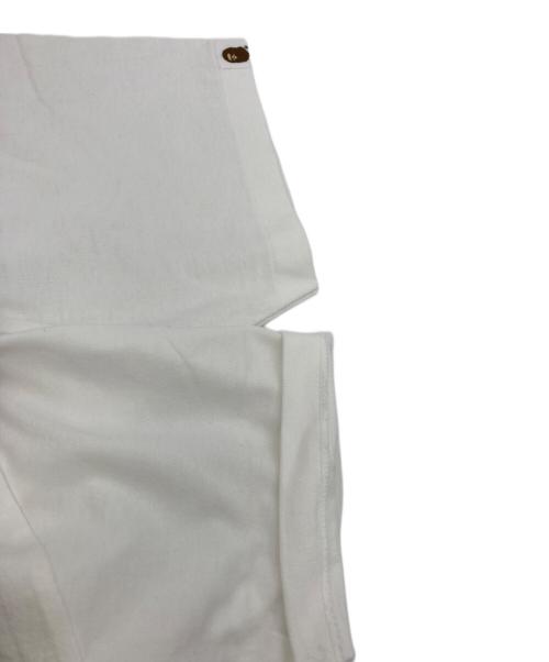 A BATHING APE（ア ベイシング エイプ）A BATHING APE (ア ベイシング エイプ) 30周年記念ロゴプリントTシャツ ホワイト×レッド サイズ:Mの古着・服飾アイテム