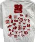 中古・古着 A BATHING APE (ア ベイシング エイプ) 30周年記念ロゴプリントTシャツ ホワイト×レッド サイズ:M：7000円