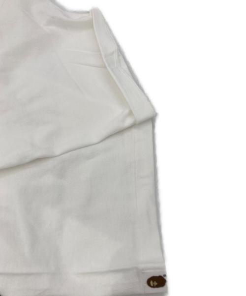 A BATHING APE（ア ベイシング エイプ）A BATHING APE (ア ベイシング エイプ) 30周年記念ロゴプリントTシャツ ホワイト×レッド サイズ:XLの古着・服飾アイテム