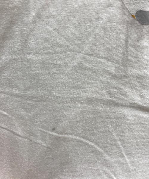 A BATHING APE（ア ベイシング エイプ）A BATHING APE (ア ベイシング エイプ) 30周年記念ロゴプリントTシャツ ホワイト×イエロー サイズ:2XLの古着・服飾アイテム