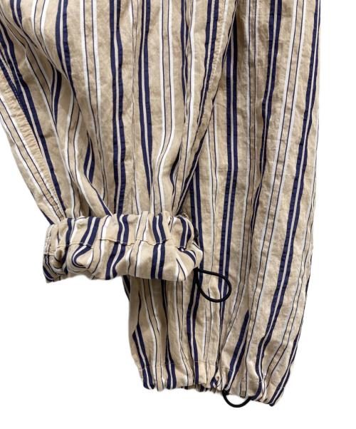 MACPHEE（マカフィー）MACPHEE (マカフィー) サマーストライプ サロペット ベージュ サイズ:FREEの古着・服飾アイテム
