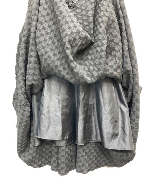 CADUNE（カデュネ）CADUNE (カデュネ) ラウンドカットロングスカート ブラック サイズ:36の古着・服飾アイテム