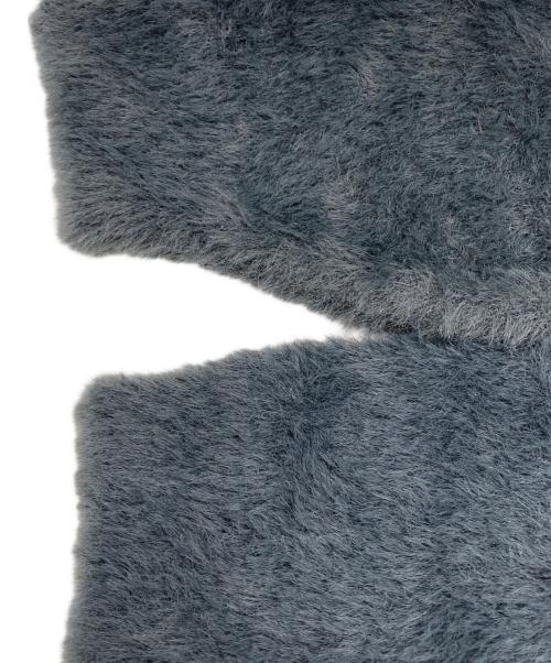 CADUNE（カデュネ）CADUNE (カデュネ) ファーライクミニニット グリーン サイズ:38の古着・服飾アイテム