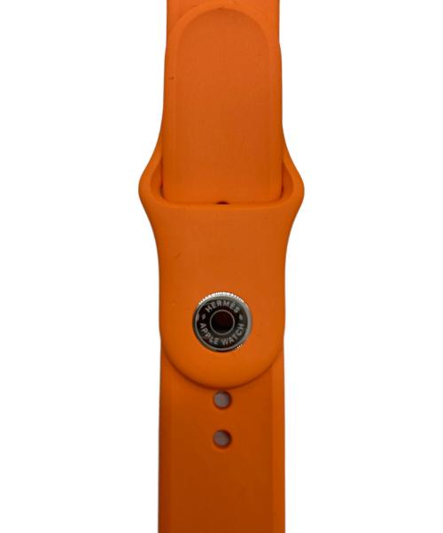 HERMES（エルメス）HERMES (エルメス) Apple Watch スポーツバンド オレンジの古着・服飾アイテム