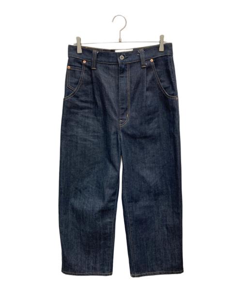JUNYA WATANABE COMME des GARCONS（ジュンヤワタナベ コムデギャルソン）JUNYA WATANABE COMME des GARCONS ((ジュンヤワタナベ コムデギャルソン) タックデニムパンツ インディゴ サイズ:XSの古着・服飾アイテム