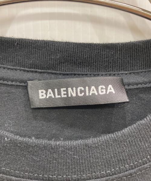 BALENCIAGA（バレンシアガ）BALENCIAGA (バレンシアガ) BBロゴプリントTシャツ ブラック サイズ:Sの古着・服飾アイテム