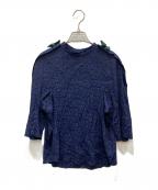 TOGA PULLAトーガ プルラ）の古着「ブラウス」｜ネイビー