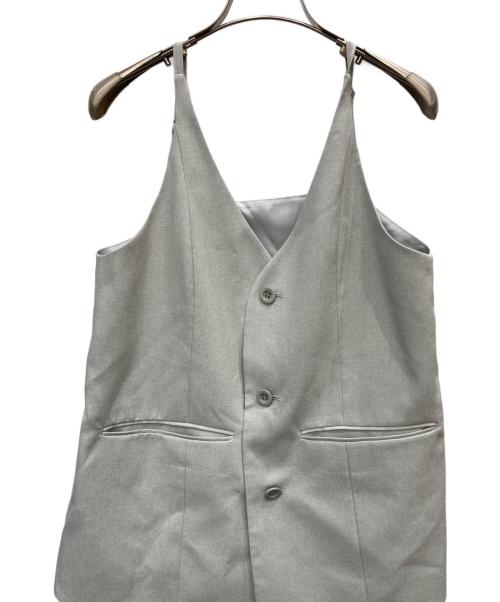 Ameri（アメリ）AMERI (アメリ) 3WAY PIN TUCK LAYERED VEST グレー サイズ:Sの古着・服飾アイテム