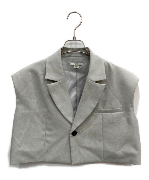 Ameri（アメリ）AMERI (アメリ) 3WAY PIN TUCK LAYERED VEST グレー サイズ:Sの古着・服飾アイテム