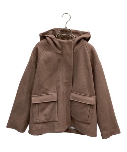 COLLAGE GALLARDAGALANTE（コラージュ ガリャルダガランテ）COLLAGE GALLARDAGALANTE (コラージュ ガリャルダガランテ) ウールライクメルトンフードブルゾン ピンク サイズ:FREEの古着・服飾アイテム