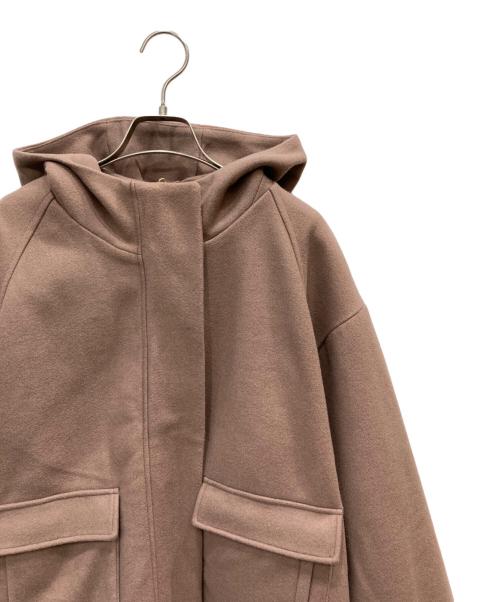 COLLAGE GALLARDAGALANTE（コラージュ ガリャルダガランテ）COLLAGE GALLARDAGALANTE (コラージュ ガリャルダガランテ) ウールライクメルトンフードブルゾン ピンク サイズ:FREEの古着・服飾アイテム