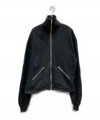 agnes b hommeアニエスベーオム）の古着「スウェットジャケット」｜ブラック