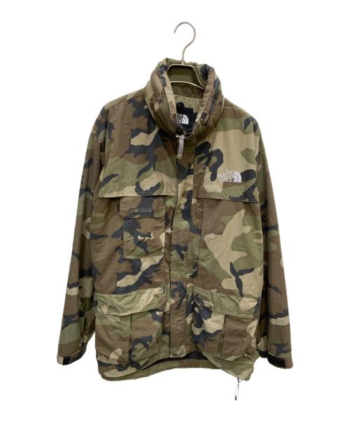 THE NORTH FACE（ザ ノース フェイス）THE NORTH FACE (ザ ノース フェイス) FRONTIERS PARKA カーキ サイズ:Lの古着・服飾アイテム