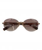 LANVIN COLLECTIONランバンコレクション）の古着「リムレスサングラス」｜ブラウン