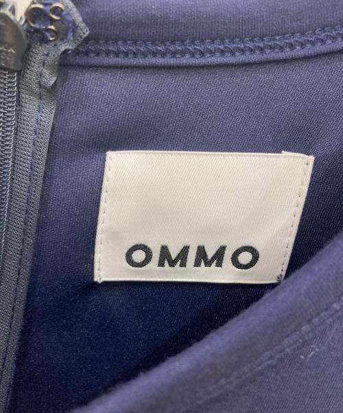 OMMO（オーエムエムオー）OMMO (オーエムエムオー) OMMO SOLID TUCK OP ネイビー×グリーン サイズ:SIZE 38の古着・服飾アイテム