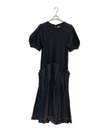 OMMO（オーエムエムオー）の古着「SOLID TUCK OP」｜ブラック