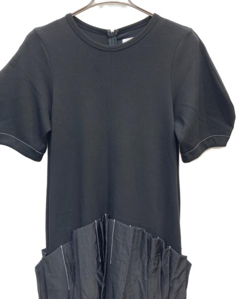 OMMO（オーエムエムオー）OMMO (オーエムエムオー) SOLID TUCK OP ブラック サイズ:38の古着・服飾アイテム