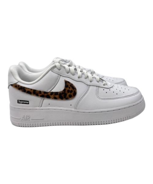 NIKE（ナイキ）NIKE (ナイキ) SUPREME (シュプリーム) GOODENOUGH (グッドイナフ) GOODENOUGH × Supreme × Nike Air Force 1 Low White/Leopard サイズ:28の古着・服飾アイテム