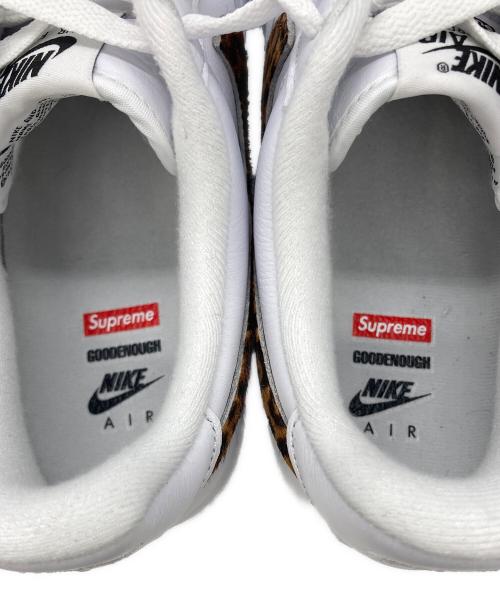 NIKE（ナイキ）NIKE (ナイキ) SUPREME (シュプリーム) GOODENOUGH (グッドイナフ) GOODENOUGH × Supreme × Nike Air Force 1 Low White/Leopard サイズ:28の古着・服飾アイテム