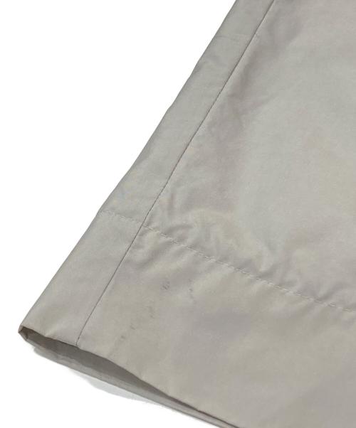 ebure（エブール）ebure (エブール) シルクポリナイロンドルマンスリーブフーデッドコート ベージュ サイズ:36の古着・服飾アイテム