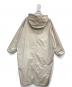 ebure (エブール) シルクポリナイロンドルマンスリーブフーデッドコート ベージュ サイズ:36：16000円