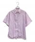 ebure（エブール）の古着「コットンリネンストライプ2wayシャツ」｜パープル