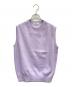 ebure（エブール）の古着「ボタニカルダイオーガニック Vネックニットベスト」｜パープル