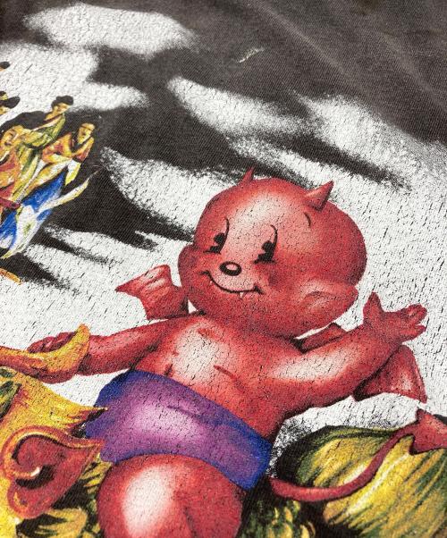 SAINT MICHAEL（セントマイケル）SAINT MICHAEL (セントマイケル) SS TEE DAMAGED グレー サイズ:Lの古着・服飾アイテム