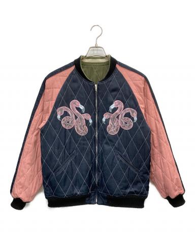 NEXUSVII. スタジャン ブラック/ピンク L 中古・古着通販】NEXUSVII (ネクサスセブン) FRAMINGOS SKA-JACKET