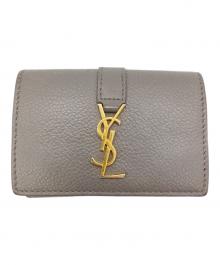 Saint Laurent Paris（サンローランパリ）の古着「3つ折り財布」｜グレー