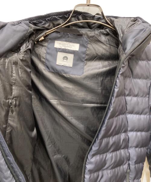 BEAUTY&YOUTH（ビューティーアンドユース）BEAUTY&YOUTH (ビューティーアンドユース) ”小松マテーレ” パッカブル ダウンパーカー ネイビー サイズ:Sの古着・服飾アイテム