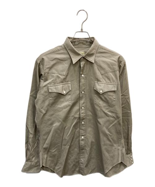WAREHOUSE（ウエアハウス）WAREHOUSE (ウエアハウス) ウエスタンシャツ ベージュ サイズ:SIZE 42の古着・服飾アイテム
